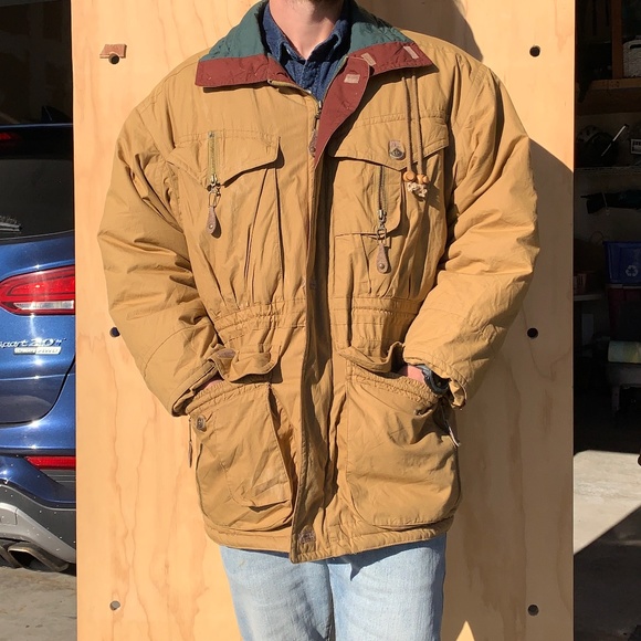 Tri-colour vintage parka or Coat (Medium) - Picture 3 of 5